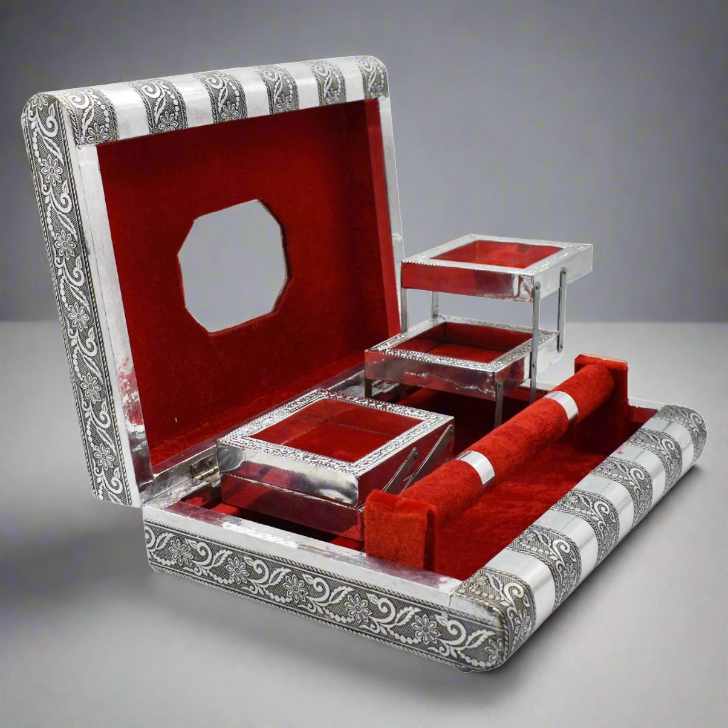 251106.jpg Wooden Jewellery Organizer Multi Purpose Box Bangle Box - Image 3