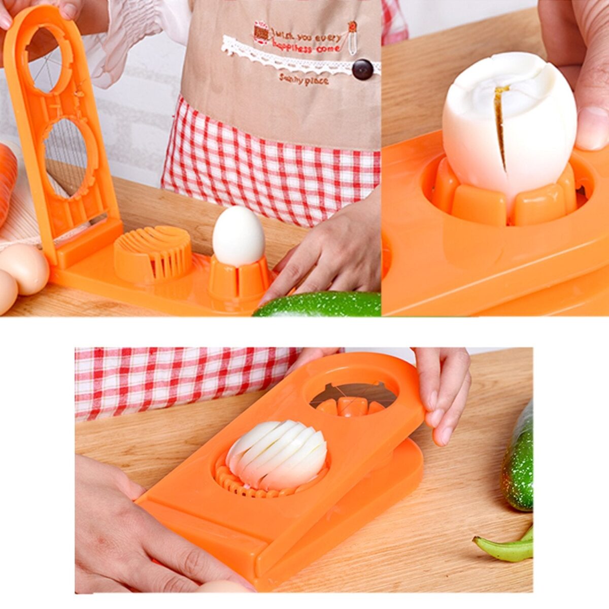 Multi-Segment 2 in 1 Egg Cutter / Slicer - Image 7