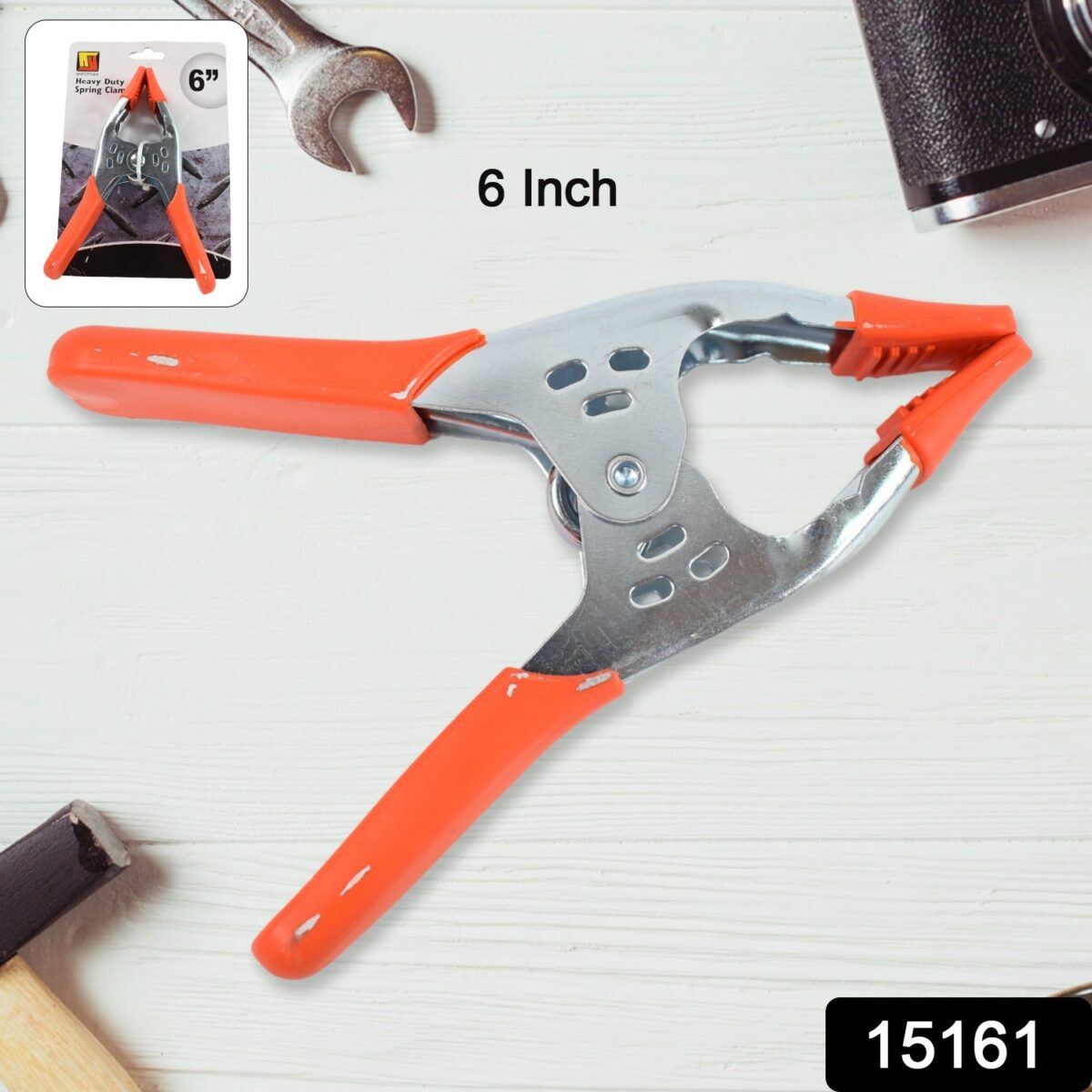 6 Inch Spring Clamps, Heavy Duty Spring Metal Spring Clamps (1 Pc) - Image 2