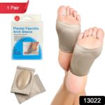 Foot Arch Support for Men & Women | Medial Arch Support for Flat Feet Correction Sleeve with Cushion | Plantar Fasciitis Leg Foot Pain Relief Product | Foot Care for Orthopedic Shoes Slippers, (1 Pair) - Image 2