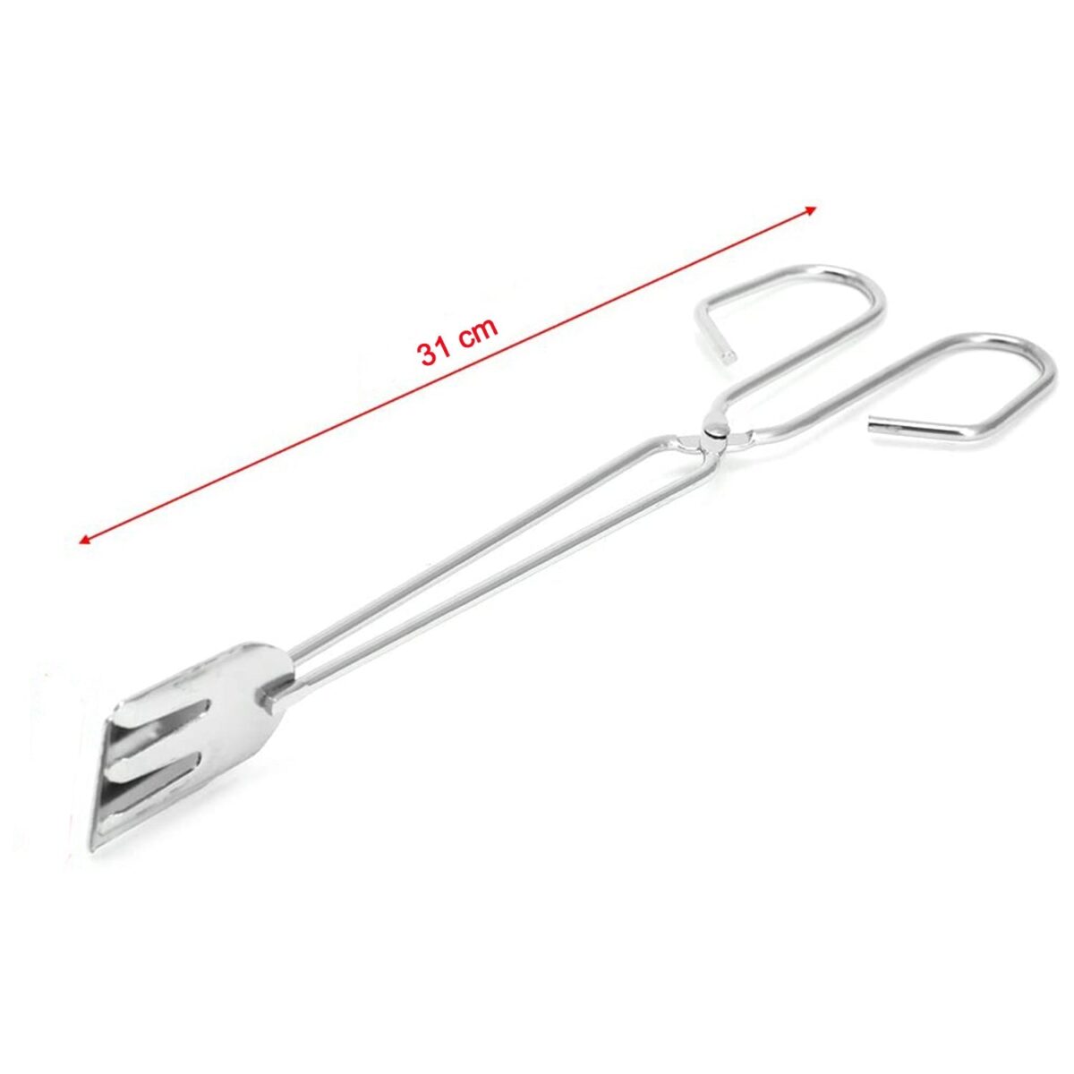 31cm Multi-Functional Metal BBQ Tongs for Serving (Clamp, Durable) - Image 5