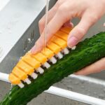 Carrot-Shaped Non-Toxic Vegetable Scrubbing Brush for Fruits & Veggies - Image 9