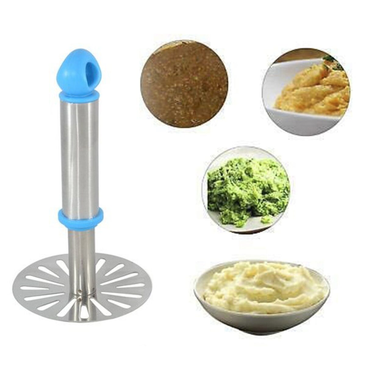 Stainless Steel Potato Masher, PauBhaji Masher - Image 3