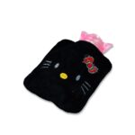 Black Hello Kitty Small Hot Water Bag with Cover â€“ Pain Relief & Warmer - Image 4