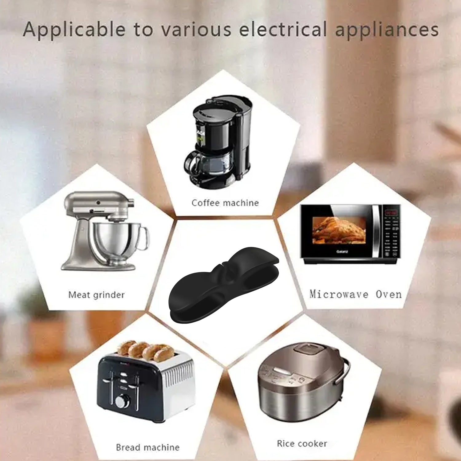 2_96bb8d04-afeb-4e31-a062-44dc9a6016c1.jpg Cable Organizer for Appliances, Cable Winders Self-Adhesive Cable Holder for Kitchen Appliances Cable Clips Cable Holder Cable Winder Cable Guide Cable Shorter (Big / 1 pc) - Image 5