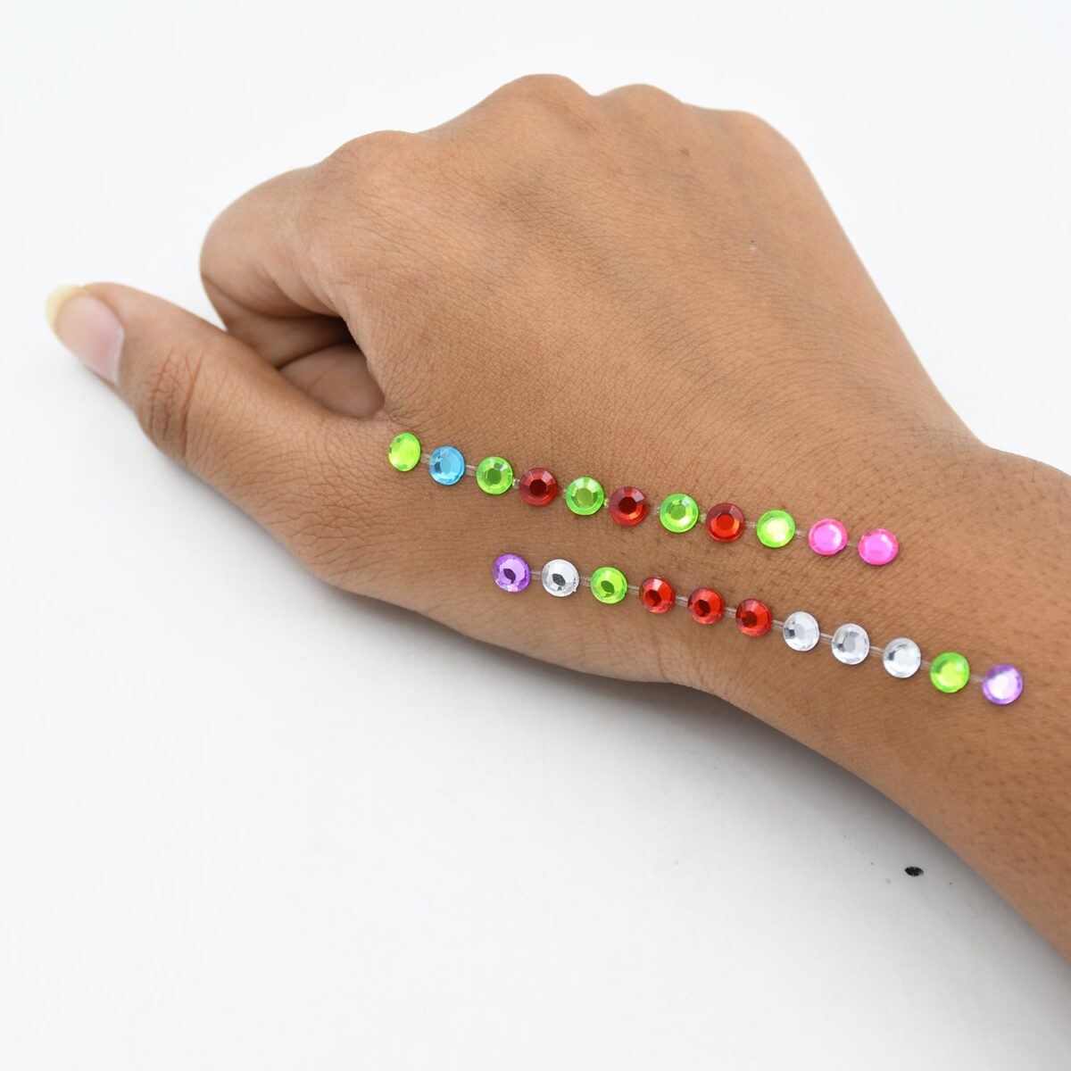 Self Adhesive Multi Size Shaped Shining Stones Crystals Stickers For Art & Craft, Mobile Phone Decoration, Jewelery Making, School Projects, Creative Work - Image 1