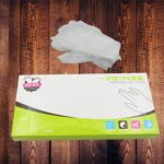 Large Disposable Gloves (100 Pcs): Clear Plastic, Multipurpose - Image 5