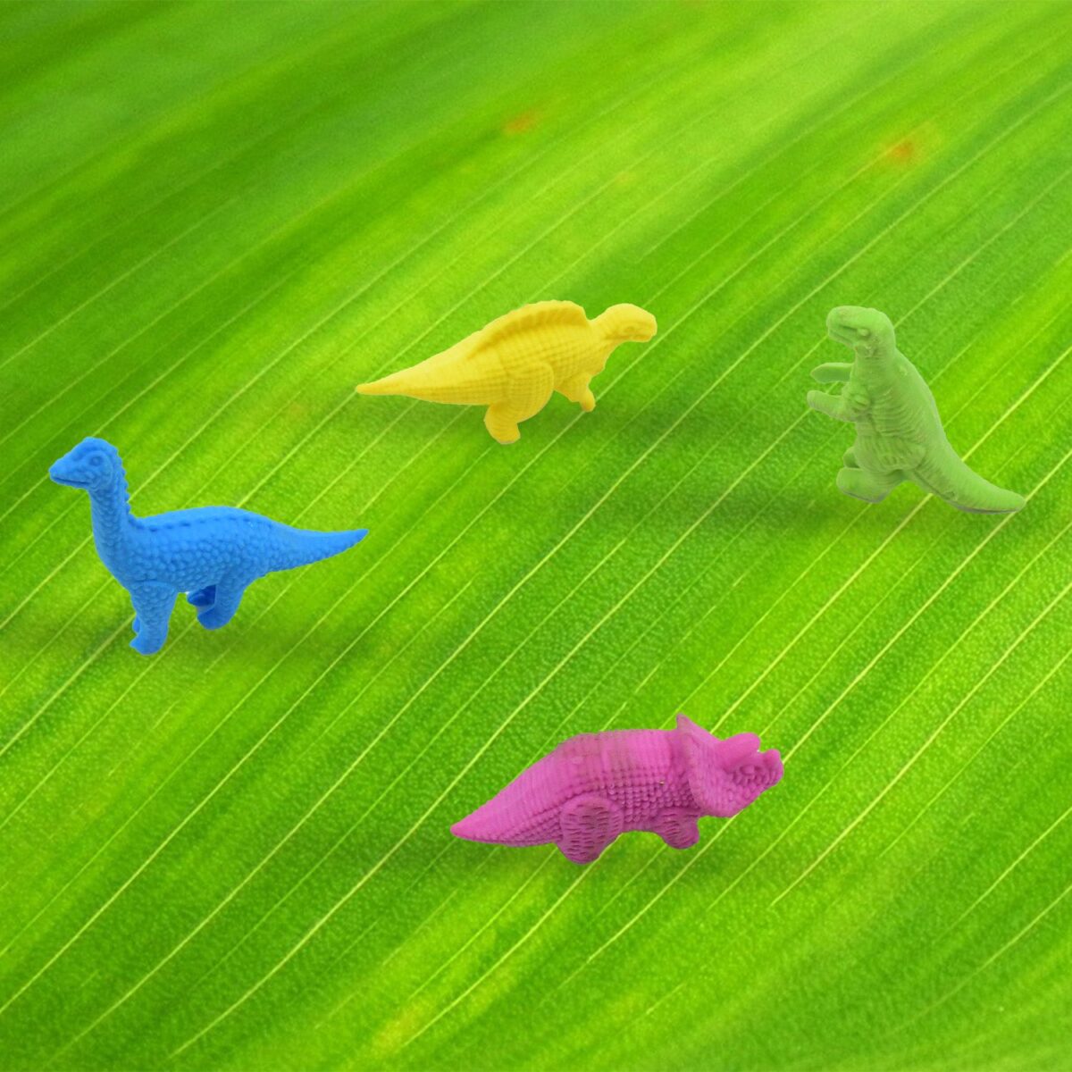 Small Dinosaur Shaped Erasers (4 Pc): Animal Erasers for Kids (School Supplies) - Image 6