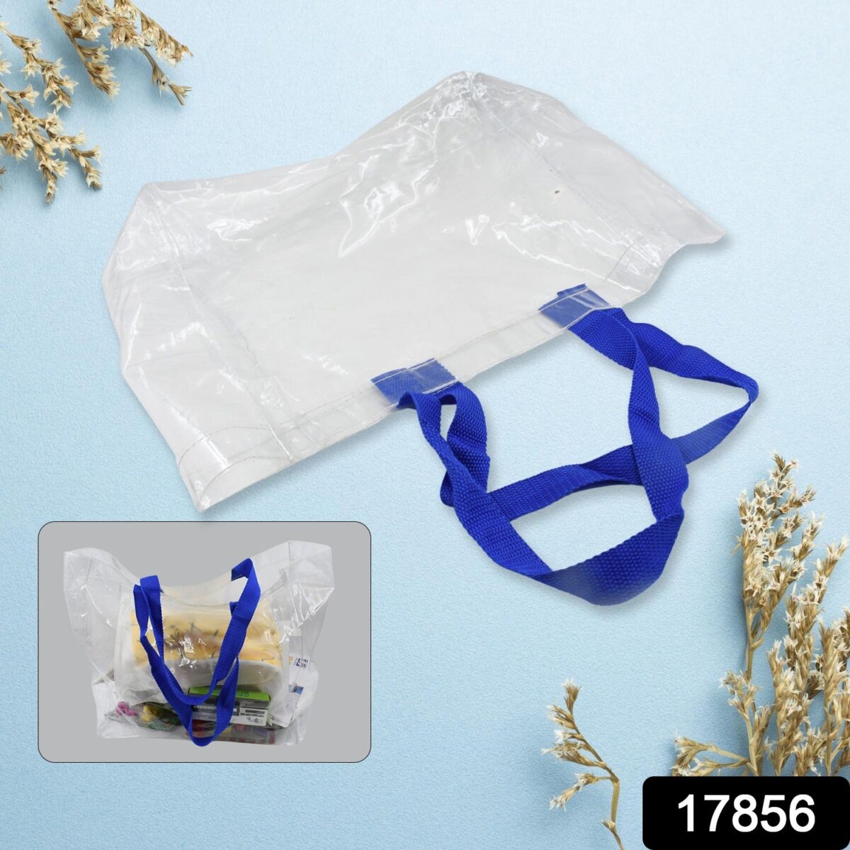 Multifunction Transparent Bag With Handle Bag (45Ãƒâ€”30Ãƒâ€”14 CM / 1 pc) - Image 2