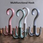 4-Claw Multi-Function 360 Degree Rotatable Purse Rack Handbag Hanger Hook - Image 4