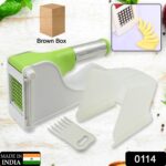 Virgin Plastic French Fry Chipser, Potato Chipser / Potato Slicer with Container - Image 2