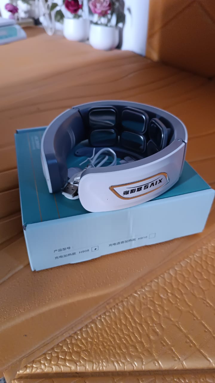 2e90b710-0cad-4298-8341-1d3eac7a492f.jpg 6 Heads Smart Electric Neck and Back Pulse Massager Wireless (1 Pc) - Image 8