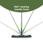 Multipurpose Wet and Dry Cleaning Microfiber Flat MOP Floor Cleaning Mop with , 360 Degree Rotating Head and Telescopic Handle Steel Rod Long Handle Dry Mops, Standard (1 Piece, Multi-Colour) - Image 3