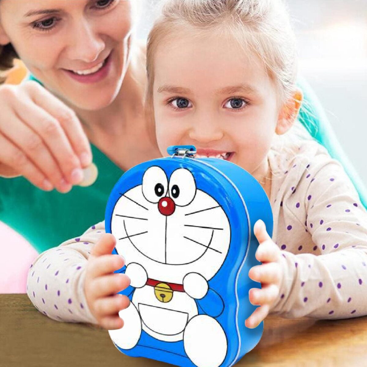 Cartoon Character Metal Piggy Bank Coin Box Money Box - Image 2