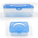 Plastic Kitchen Refrigerator Egg Storage 12 Grid 1 Layer Egg Container - Image 4