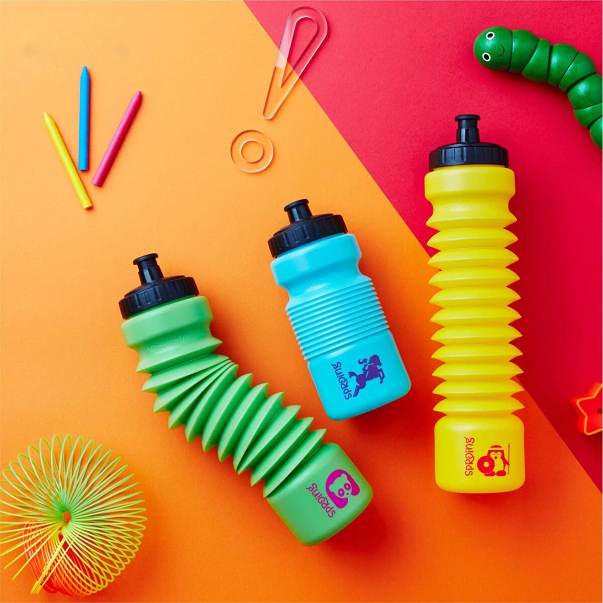 Pull N Stretch Water Bottle for storing drinking water used in many places like school, colleges etc. - Image 3