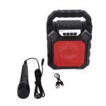 Wireless Bluetooth Portable Boom Box Subwoofer Support Mic Input Outdoor Speaker 5 W Bluetooth Speaker - Image 2
