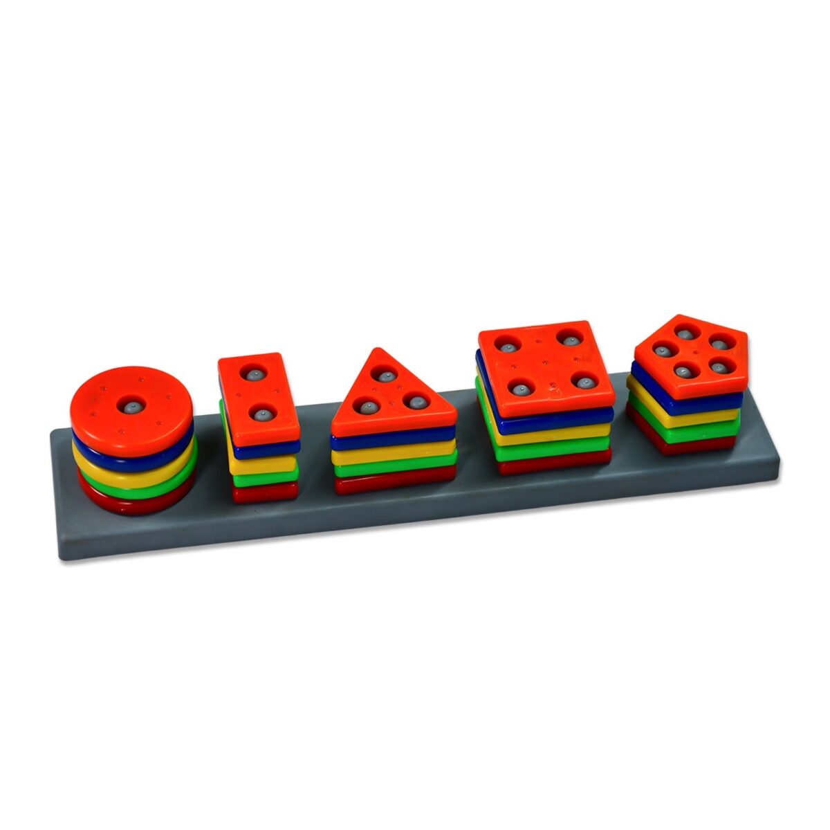 Geometric Brick - 5 Angle Matching Column Blocks for Kids - Preschool Educational Learning Toys. - Image 4