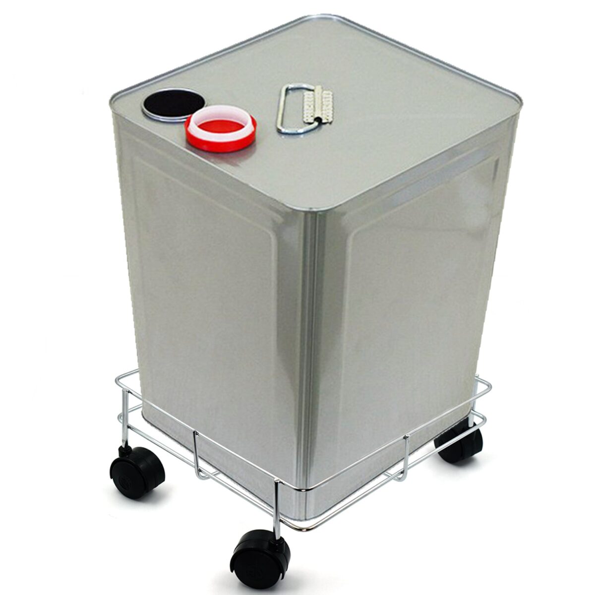 Ss Square Oil Stand For Carrying Oil Bottles And Jars Easily Without Any Problem. - Image 3