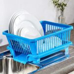 Plastic Sink Dish Drainer Drying Rack (With Brown Box) ( MOQ :- 6 Pc) - Image 3
