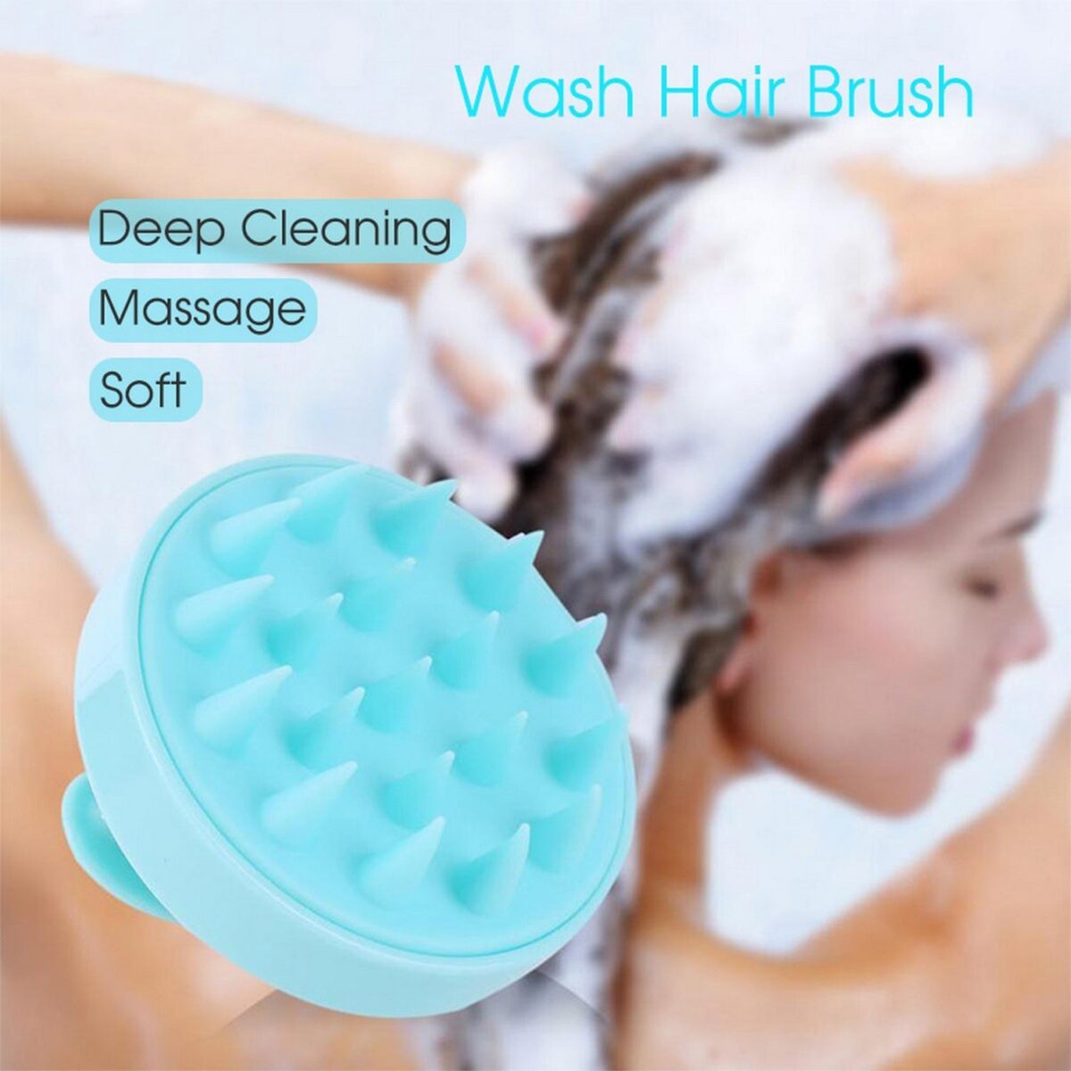 Hair Scalp Adjustable Massager Shampoo Brush,Scalp Shampoo Brush - Image 3