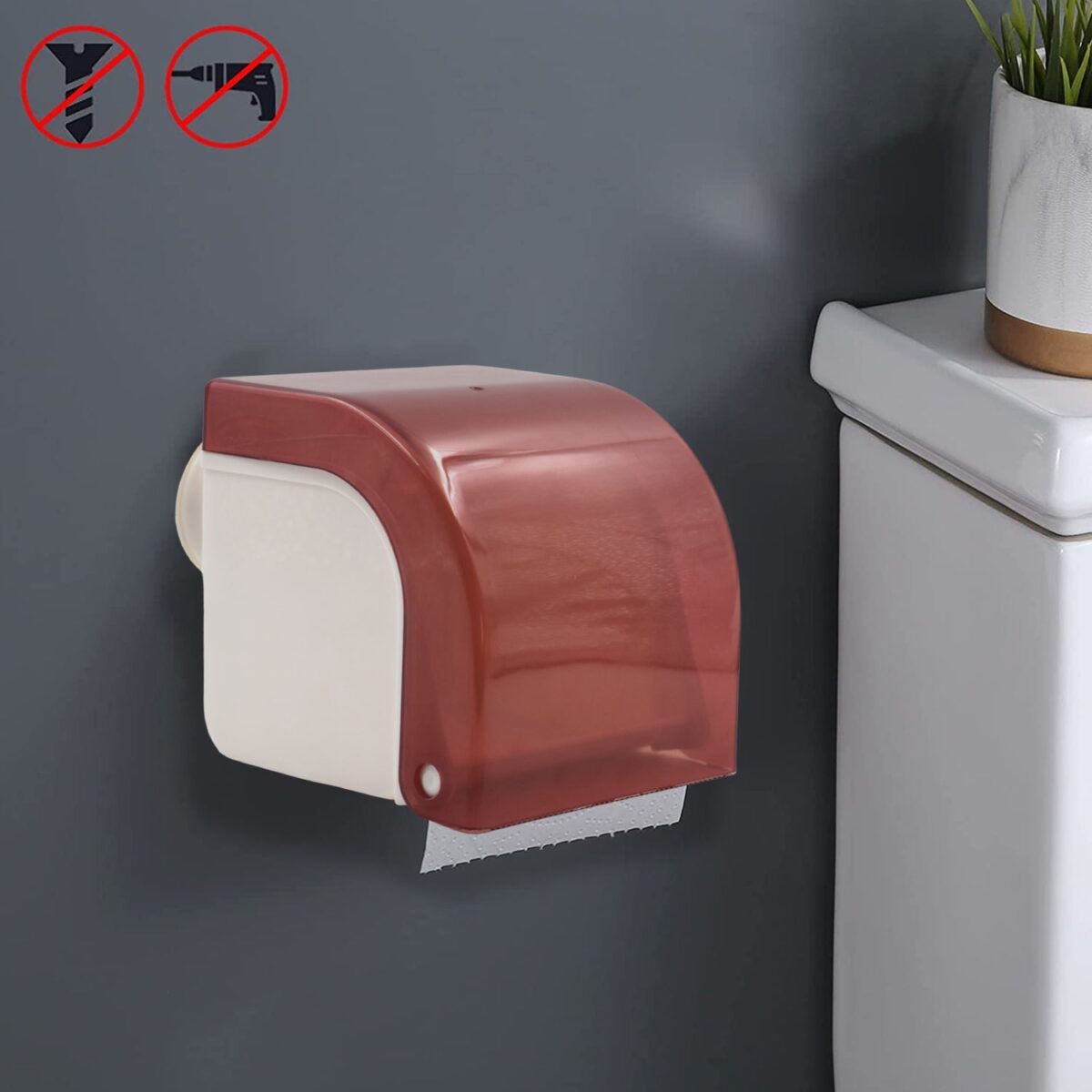 Wall-Mounted Tissue Holder Ã¢â‚¬â€œ Essential Organizer for Tissues, Wipes & Accessories - Image 3