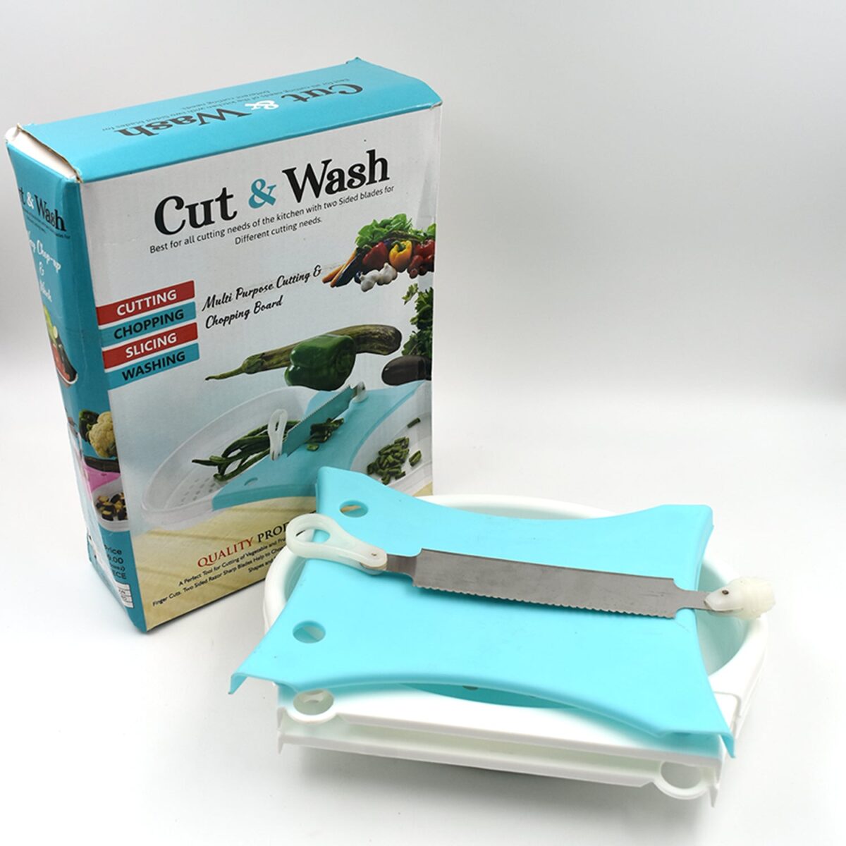 Adjustable Cut N Wash used in all kinds of household and kitchen purposes for cutting and washing simultaneously of vegetables and fruits etc. - Image 1
