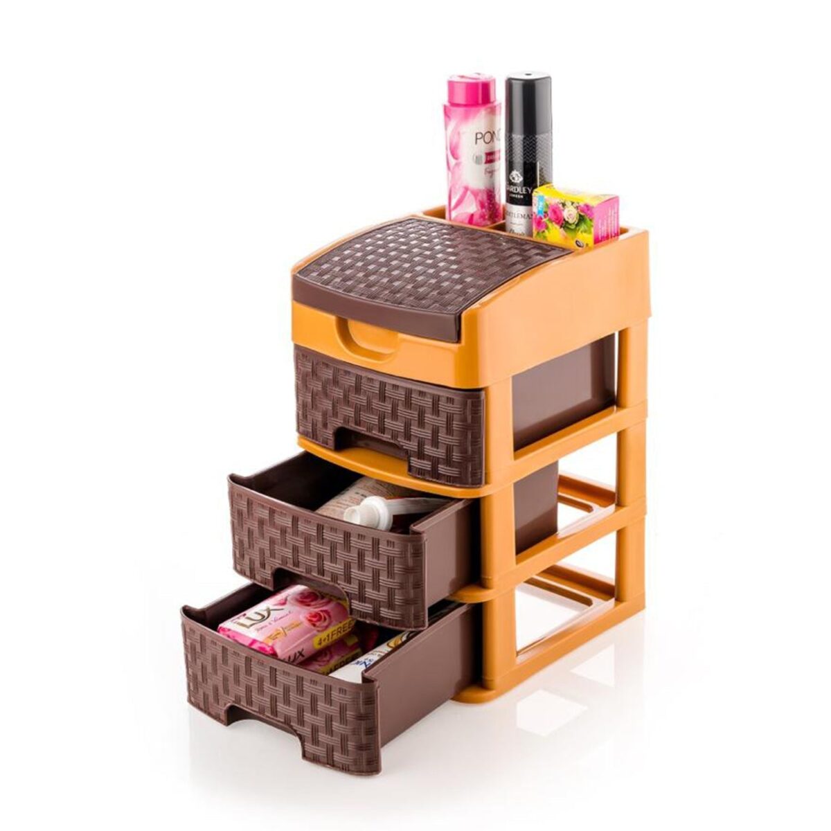 Mini 3 Layer D Storage used in all kinds of household and official places for storing of various types of stuffs and items etc. - Image 3