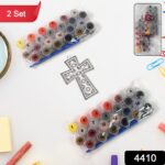 Paint by Number Kits 2 Set 20 Number Color, 6 paint brushes (2 Set) - Image 2