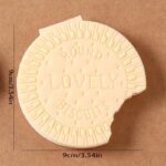 Round Biscuit-Scented Notebook â€“ Fun Writing Copybook (1 Pc) - Image 5