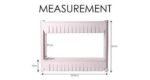 Multipurpose 2 Layer Slim Side Space Saving Storage Organizer Rack Shelf - Image 6