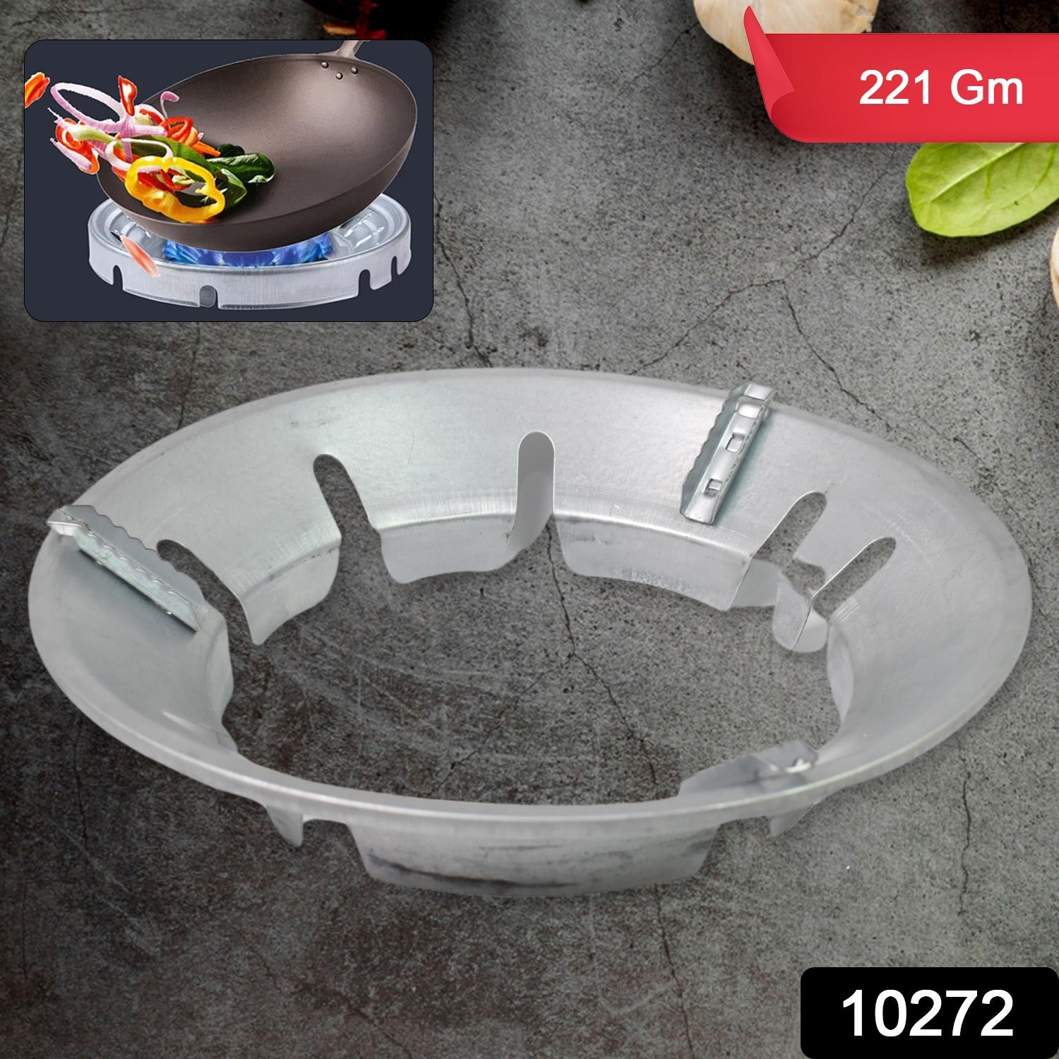 35902106-a2f4-4ac6-95c1-e272dbb0796e.jpg Gas Stove Burner Cover / Stand (221 Gm / 1 Pc) - Image 2