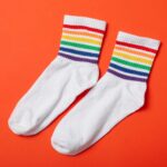 1 PAIR SOCKS PRINTED TRENDY MULTIPLE DESIGNER SOCKS (1 Pc / Mix Design) - Image 4