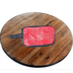 Portable Travel Hand Pouch / Shaving Kit Bag for Multipurpose Use (Red) - Image 5