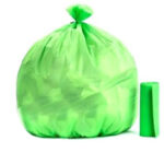 Bio-degradable Eco Friendly Garbage / Trash Bags Rolls (19" x 21") (Green) - Image 4