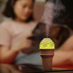 Ice Cream Design LED Humidifier for Freshening Air & Fragrance (Multicoloured) - Image 5
