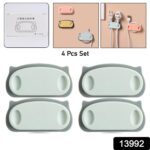 Pig Plug Wire Organizer Cable Holder Clips with Self-Adhesive Pad (4 Pcs Set) - Image 2
