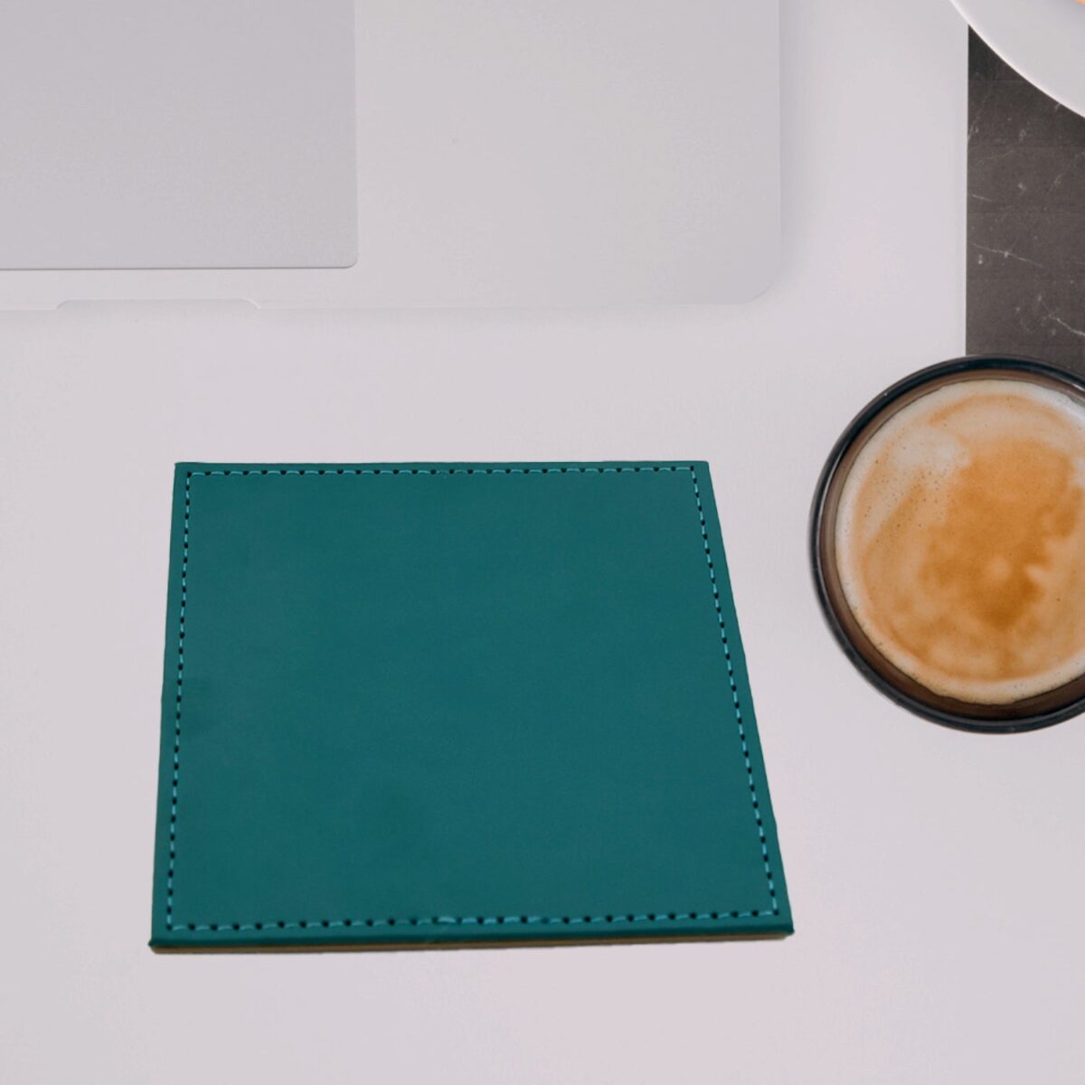 Square Leather Tea Coaster Ã¢â‚¬â€œ Durable Dining Table Accessory (1 Pc) - Image 4