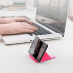 Universal Portable Three-Sided Pyramid Shape Mobile Holder Stand - Image 5