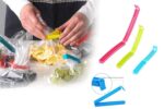 Plastic Snack Bag Clip Sealer Set (18 Pcs, Multicolour) - Image 3