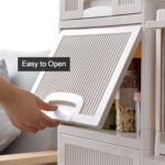 Multipurpose Storage Cabinet, Storage Solutions plastic drawers || Multi Layer Wardrobe Storage Drawers || Foldable Multipurpose Drawer Units For Kitchen, Bathroom, Bedroom, Cloth (4 Layer) - Image 3