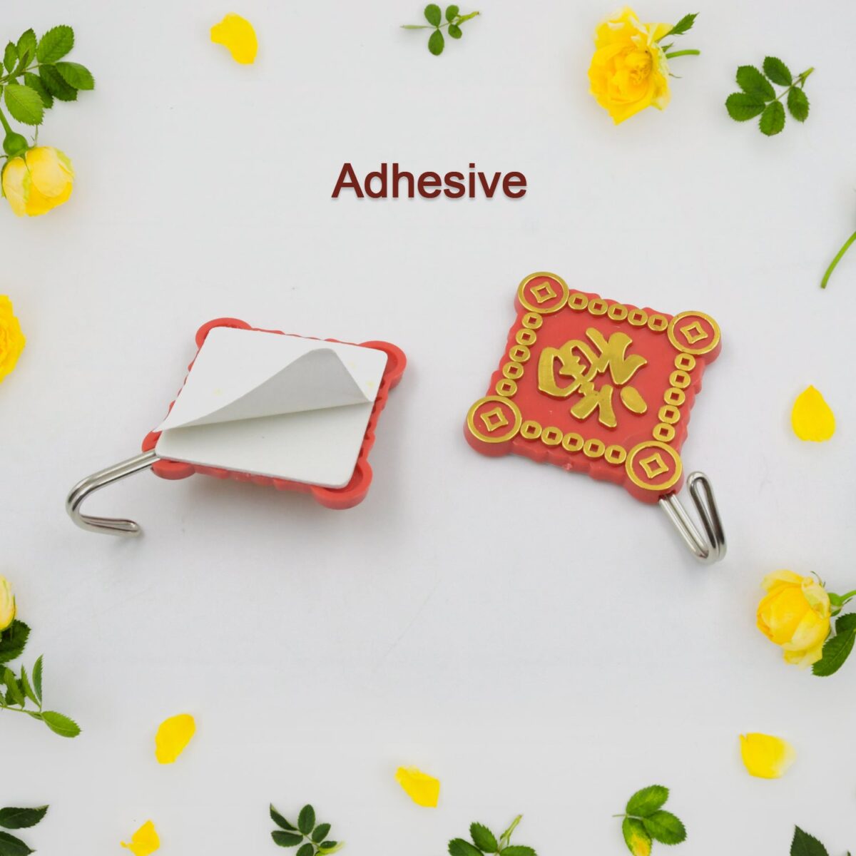 Multipurpose Self-Adhesive Hooks (Heavy Duty): Bathroom, Kitchen, Office - Image 1