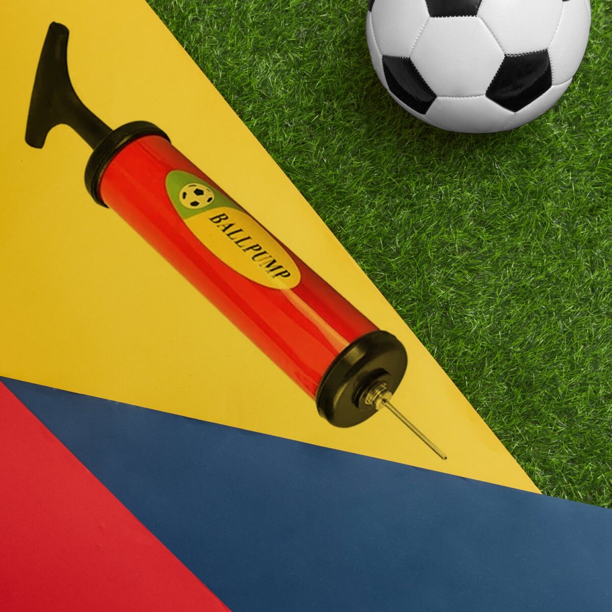 Plastic Pump for Inflating Balls (24CM) - Inflatable Ball Development Toy - Image 1