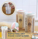 Kitchen Storage - Transparent Sealed Cans / Jars / Storage Box 4 Section - Image 5
