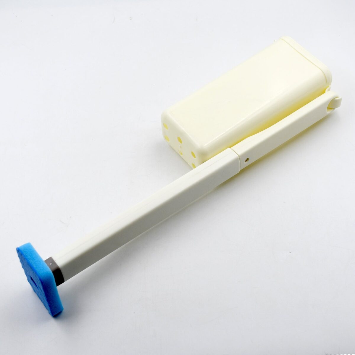 Toilet Brush Wand, Toilet Brush Kit with 8 Count Disposable Toilet Refills Heads - Image 1
