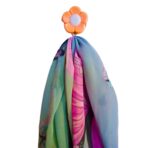 Plastic Self-Adhesive Flower Shape Hooks (Pack of 5) - Image 3