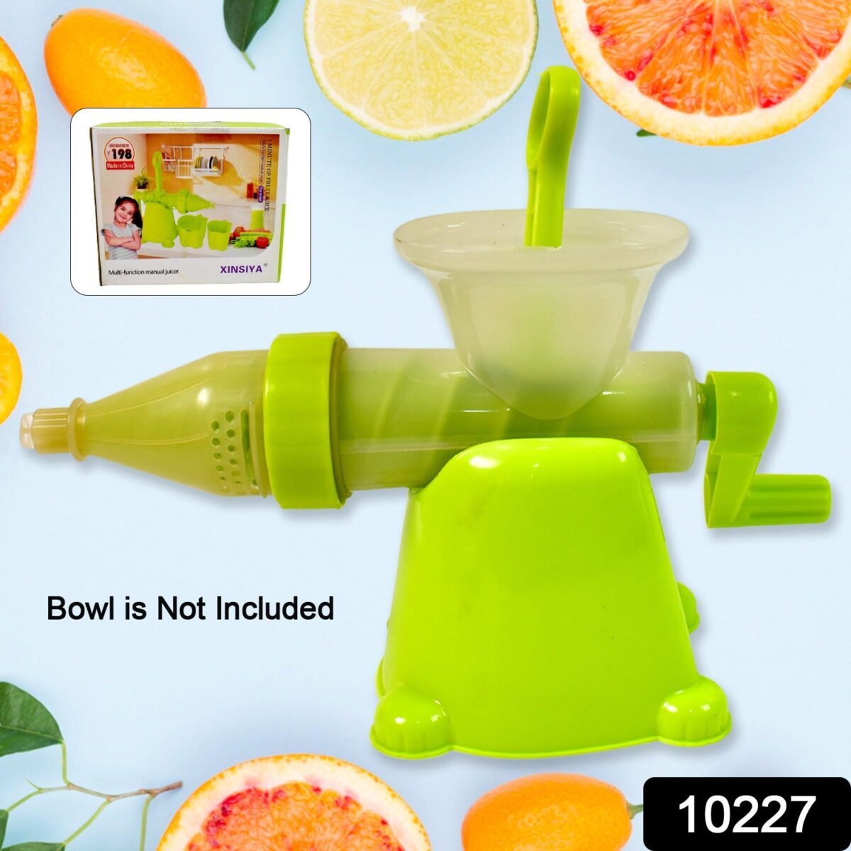 Manual Juicer Modern Plastic Fruit and Vegetable Juicer (1 Pc / Bowl Not Included) - Image 2