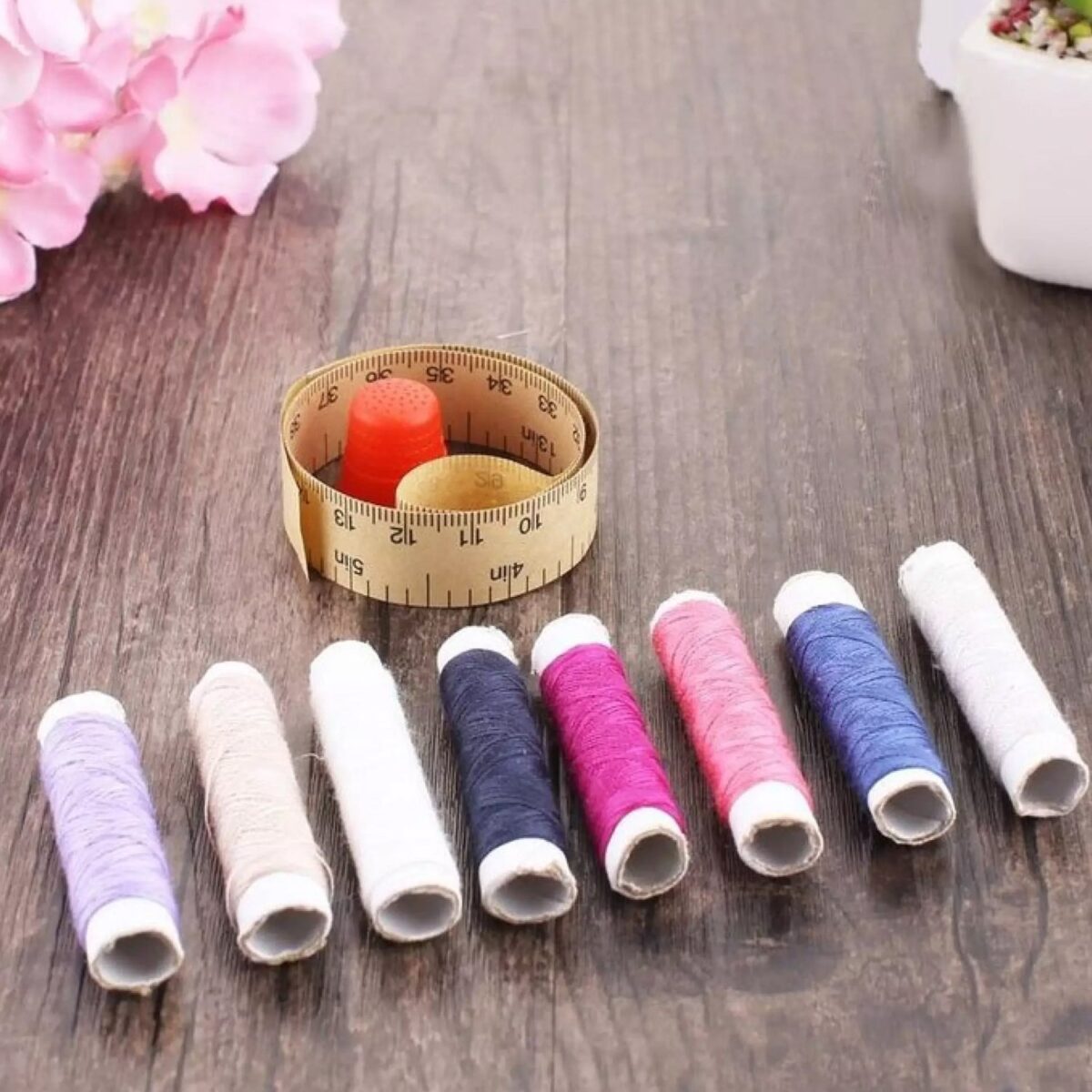 24 Pc Sewing Box used in storing of thread roles and sewing stuff including all home purposes. - Image 3