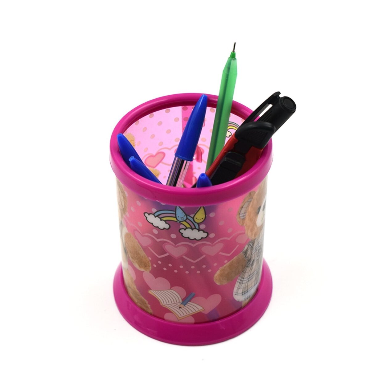 Perfect Writing Partner for Kids | Budget Friendly Stick Ball Point Pens (Pack of 10Pcs With DIY Stand) - Image 3
