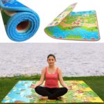 Waterproof Double Side Baby Play Floor Mat for Kids Home With Bag (Size 120 x 180cm) - Image 3